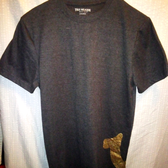 True Religion Crew~Neck Tee Shirt Size Small - Picture 2 of 13